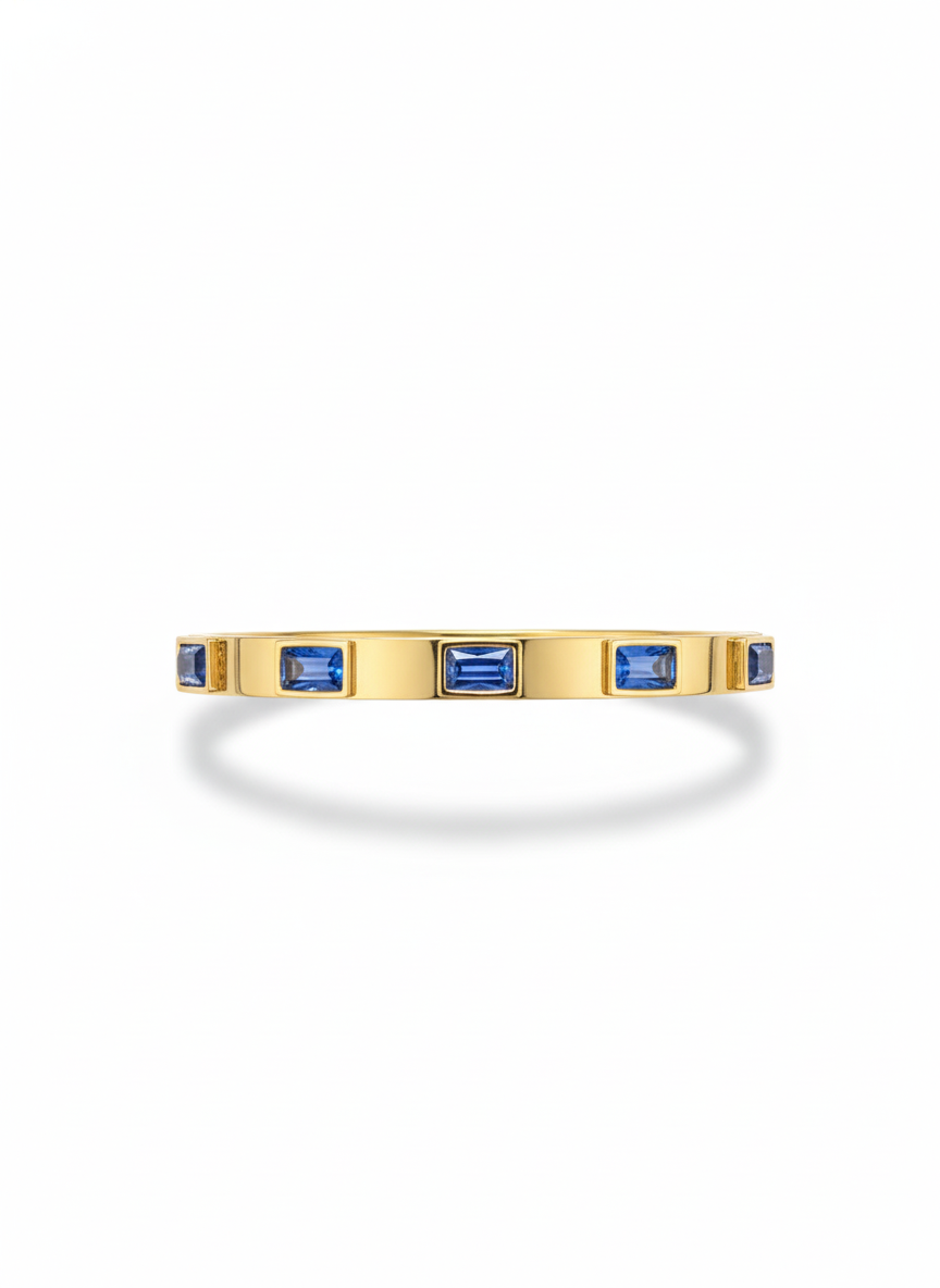 The Heritage Bangle 21k plated - Blue