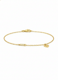 You and Me love 18k plated bracelet