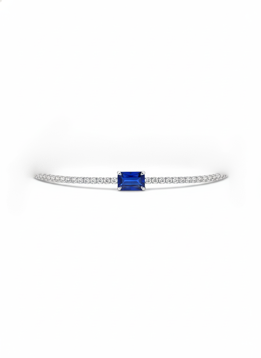 Mika 925 Sterling Silver Iced Out bracelet